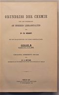 Grundriss der Chemie